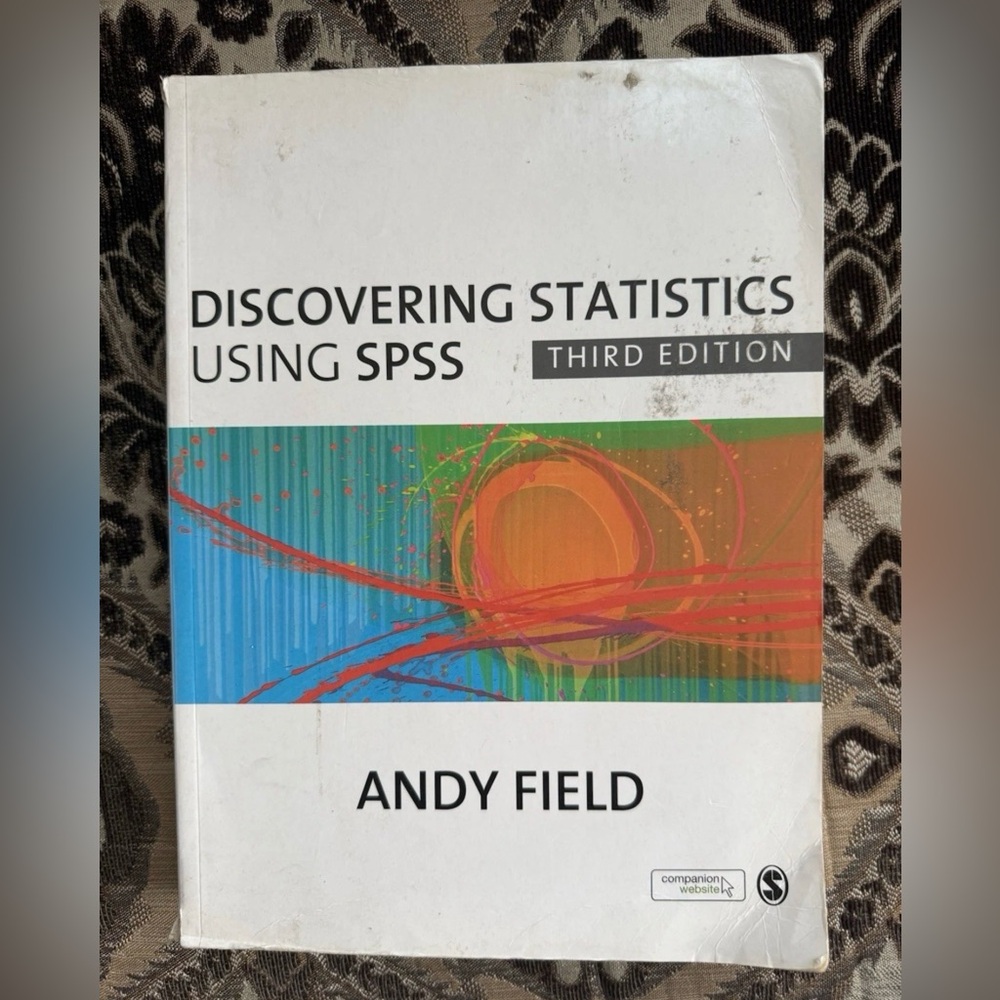 Discovering Statistics Using SPSS Book 3rd Editon Andy Field